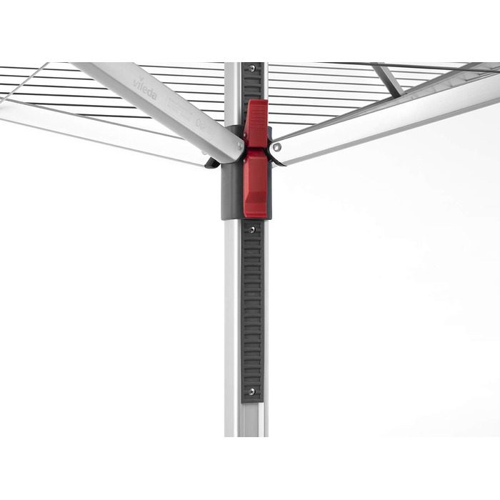 Vileda Sun-Lift Compact сушарка для білизни, 40 м, регульована висота 1,55-1,72 м, Easy-Lift, 8 тримачів, чохол UV, сіра, еко-упаковка