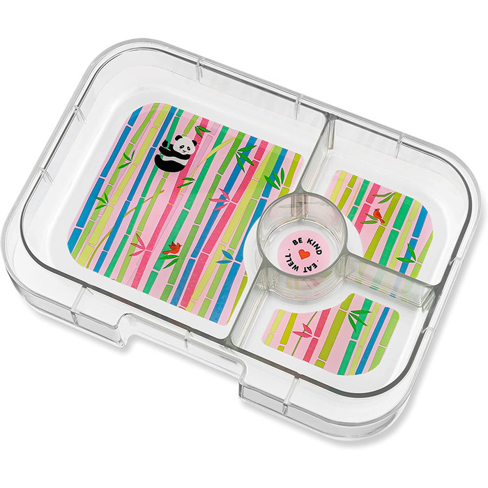Ланчбокс Yumbox Panino M (Lulu Purple), середній, 4 відділення, дитяча бенто-бокс для школи та дорослих