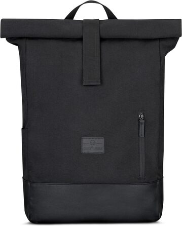 Рюкзак Johnny Urban Rolltop Adam Large для ноутбука 16'', водонепроникний, антрацит/чорний, міцний бавовняний канвас, унісекс