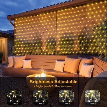 Світлодіодна сітка 3x2м 200 LED для вулиці, ультрафіолетове чорне світло, водонепроникна гірлянда для ялинки, клубу, DJ, Новий рік