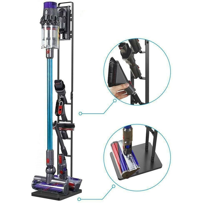 Підлогова стійка-держатель для пилососів Dyson V6 V7 V8 V10 V11 V12 V15 DC30-DC74, аксесуари для акумуляторних пилососів