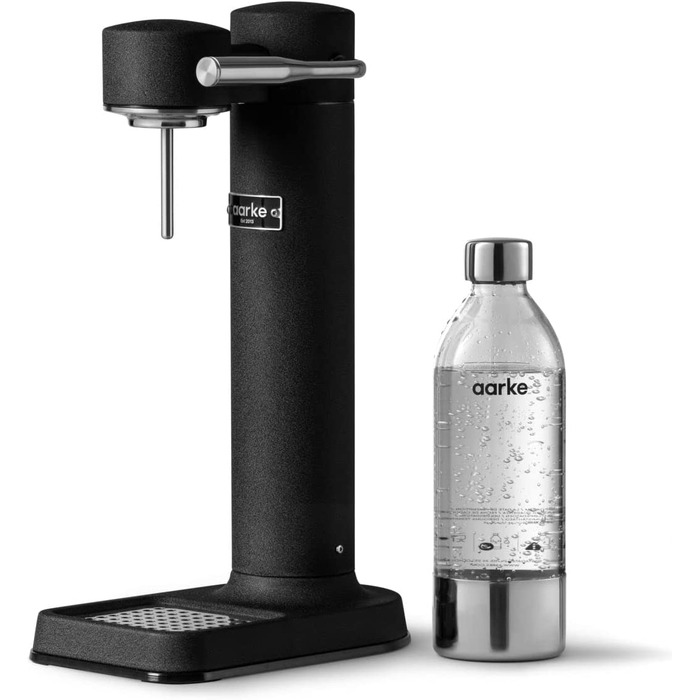 Сифон для газування води Aarke Carbonator 3, стрімер для води з PET-пляшкою 1 л