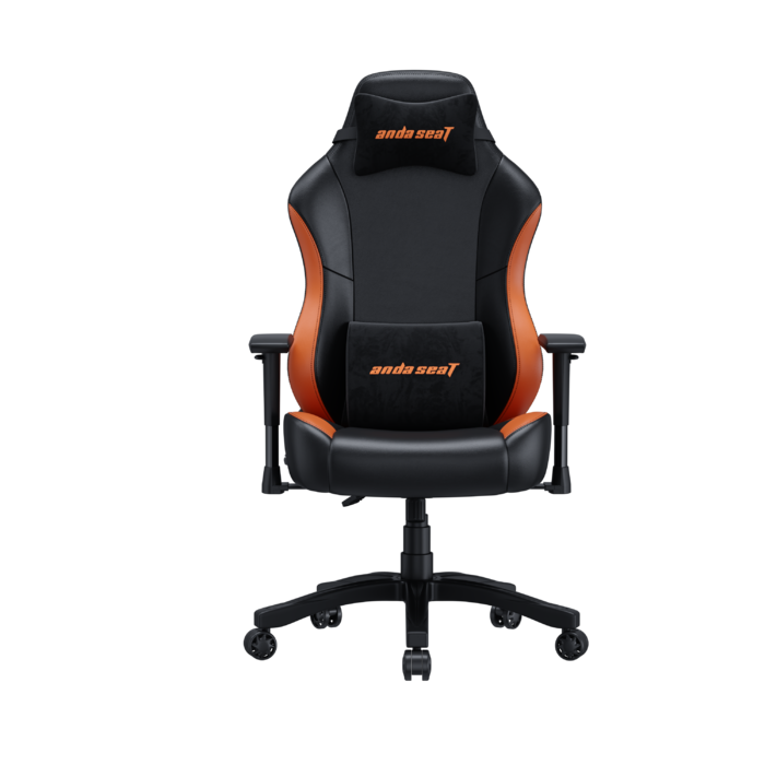 Крісло ігрове Anda Seat Luna Color Size L Black/Orange PVC