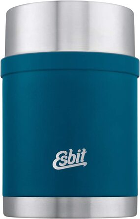 Термоконтейнер для їжі Esbit Sculptor 750 мл Polar Blue, з нержавіючої сталі, для гарячих і холодних страв, без манжети