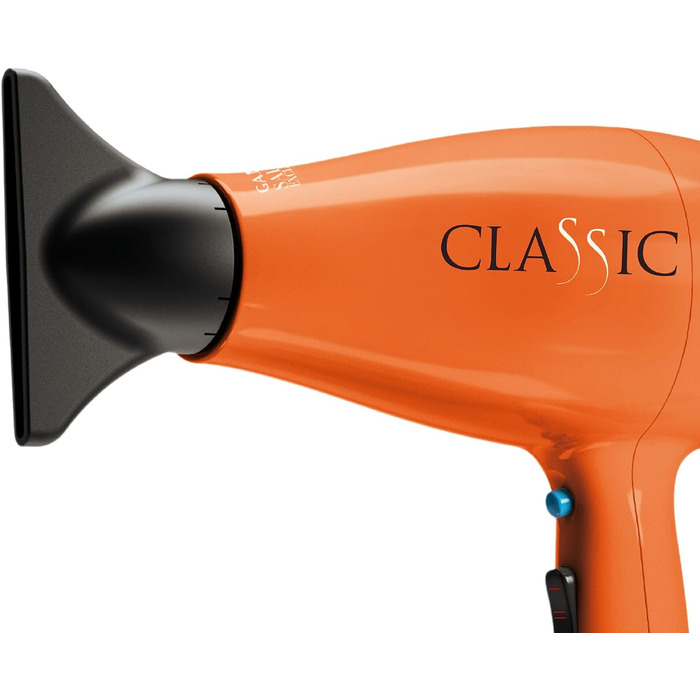 Фен Gama Italy Professional 2200 Вт, професійний, італійський мотор, довговічний, ергономічний дизайн, помаранчевий