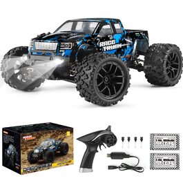 Радіокерований монстр-трак HAIBOXING 1/18 4WD 36 км/год, водонепроникний, 2.4 GHz, RTR з акумулятором 7.4V для дітей та дорослих