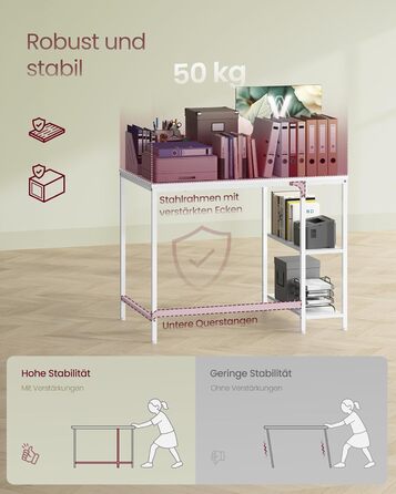 Стол письмовий VASAGLE 100x50x76 см, комп'ютерний, для офісу/дому, вінтажний стиль, коричнево-чорний