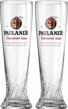 Набір келихів для пшеничного пива Paulaner 0,5 л, 6 шт, нові