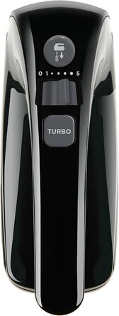 Міксер BLACK+DECKER BXMX500E 500Вт, 5 швидкостей, турборежим, 2 вінчики, 2 гаки, знімні насадки