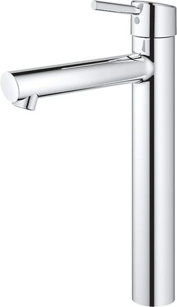 Змішувач для раковини GROHE Concetto одноручний, з QuickFix, хром (23739002) для настановних раковин