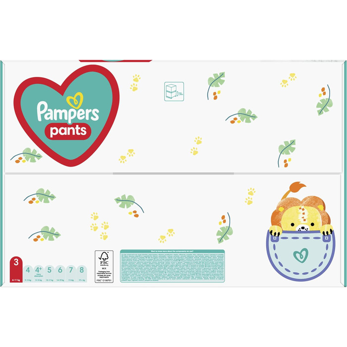 Підгузки Pampers Active Baby Psi Patrol, розмір 4 (9-15 кг), 72 шт.