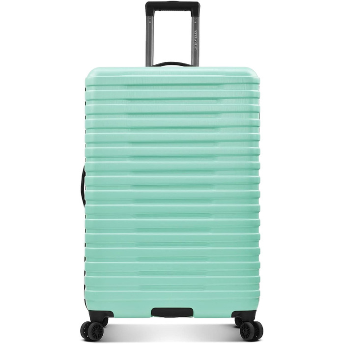 Валіза U.S. Traveler Boren 30'' з полікарбонату, міцна, 8 колес, алюмінієва ручка, м'ята