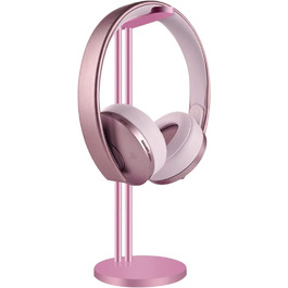 Підставка для навушників Geekria, сумісна з Sony WH-1000XM3/WH-1000XM4, ATH, AKG, Bose QC35/QC25/QC15, тримач для гарнітури, колір рожеве золото