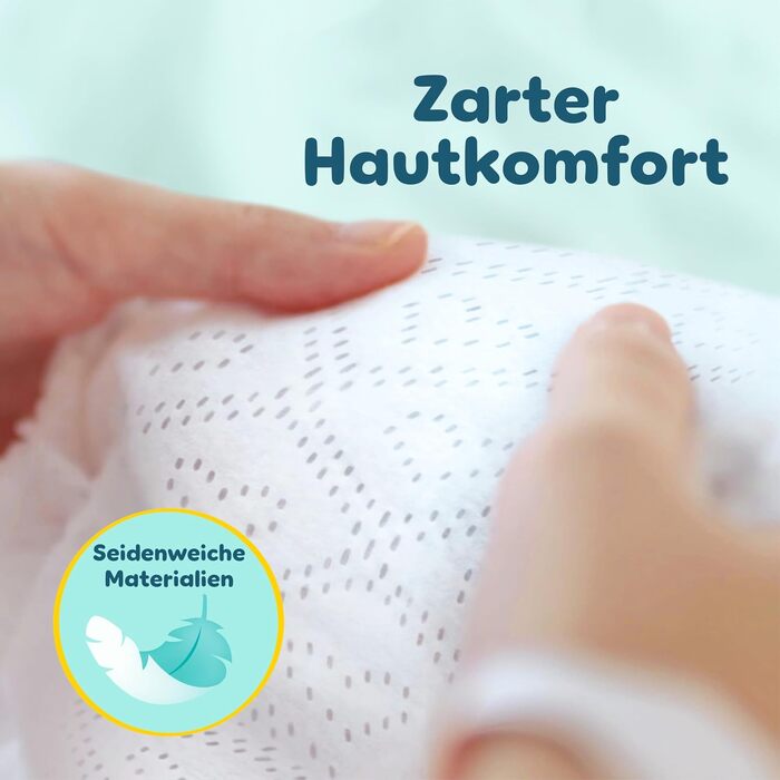 Підгузки Pampers Premium Protection розмір 2 (4-8 кг), 74 шт, подвійний захист від протікань