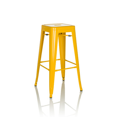 Барний стілець VANTAGGIO HIGH, металік жовтий, OFFICE