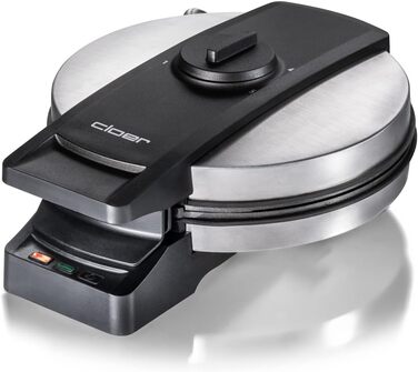 Професійна вафельниця Cloer 2898EF з антипригарним покриттям, гербом Остфрізії, для хрустких вафель-ролів 16 см, 800 Вт, для комерційного використання, індикатор готовності, звуковий сигнал, вимикач