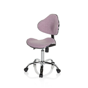 Дитячий письмовий стілець / дитяче крісло KIDDY GTI-3 тканина рожева hjh OFFICE