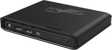 AFTERTECH Mini UPS Powerbank 12V 3000mAh: Джерело безперебійного живлення з USB-виходом, Li-Ion акумулятор