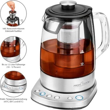 Електрочайник 1,5 л з Wi-Fi управлінням 1167 G ProfiCook