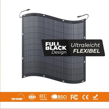 Двобічні сонячні панелі Solarway Full Black Bifacial Glass/Glass n-type для балкона, 225 Вт (комплект 2 шт)