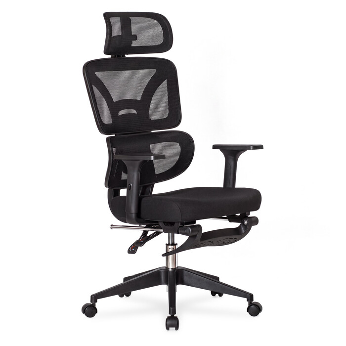 Крісло Mealux S201 Air Black (арт. HF-S201 F/B)