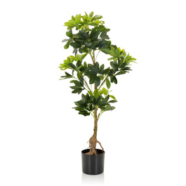 Штучна рослина / Штучне дерево SCHEFFLERA Radiant Aralia 90 см Пластик зелений hjh ОФІС