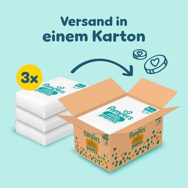 Підгузки-трусики Pampers Premium Protection Pants розмір 4 (9-15 кг), 168 шт, преміум-захист та комфорт