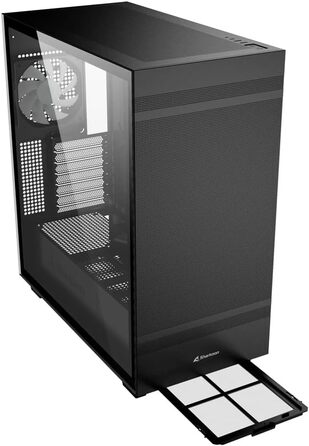 Корпус для ПК Sharkoon Rebel C50 RGB ATX чорний з підсвіткою