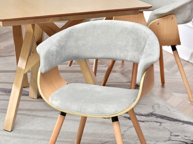 Стілець Mebel-Partner, тканина, сірий, 1 шт.