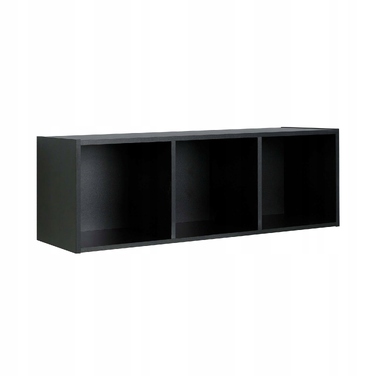 Стелаж Meble Domiko, 105,6 см x 36,6 см x 35 см, чорний