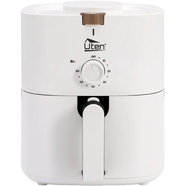 Аерофритюрниця Heißluftfritteuse 4L XL на 2-6 осіб, 1500Вт з функціями підігріву та підігріву, антипригарне покриття, біла