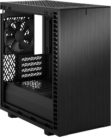 Корпус Fractal Design Define 7 Mini Black, алюміній/сталь, безшумний, Micro ATX, міні-тауер