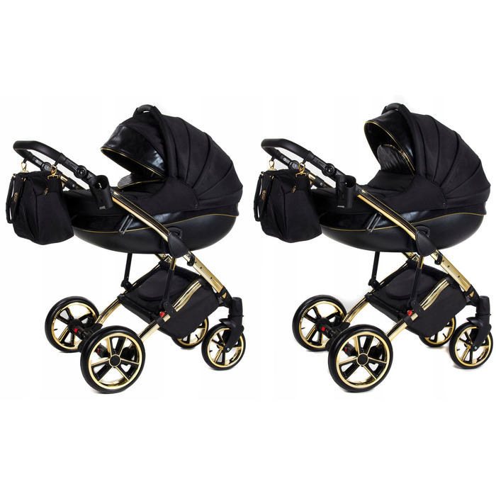 Дитячий візок 3в1 Didibaby Daytona GT Black/Gold
