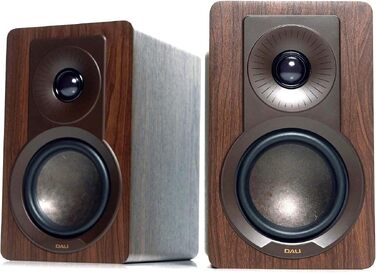 DALI KUPID Premium: Компактні поличні Hi-Fi колонки (пара) – карамельно-білі. З настінним кріпленням