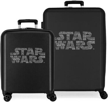 Дитяча валіза Star Wars із ABS пластику, 4 колеса, кодовий замок, ручна поклажа
