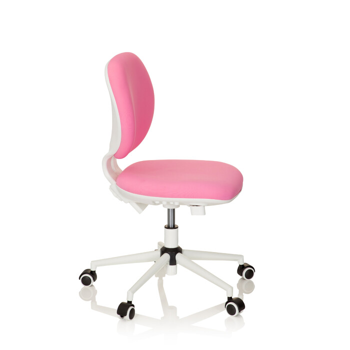 Дитячий офісний стілець KID VIVO з тканини, рожевий (hhj OFFICE)