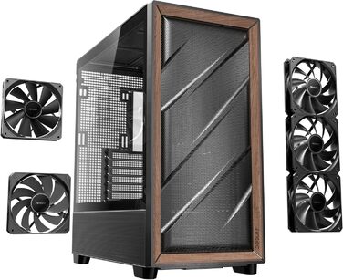 Корпус для ПК Antec Flux Midi Tower чорний, роздрібна версія
