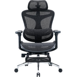 Крісло офісне з підставкою для ніг Sihoo DORO C300L Mesh Black with footrest