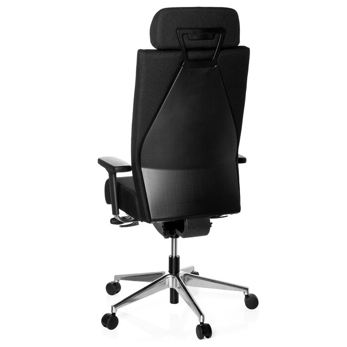 Офісне крісло / поворотне крісло PRO-TEC XXL з повною м'якою оббивкою Black HJH OFFICE