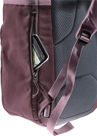 Міський рюкзак Deuter Up Sydney 22 л унісекс, баклажан-грейпфрут