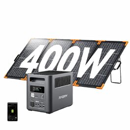 Портативна зарядна станція AFERIY 1800W 1024Wh LiFePO4, сонячний генератор з швидкою зарядкою 1 год, ДБЖ <10мс, 9 виходів, чиста синусоїда 230V, керування через додаток, для кемпінгу та дому