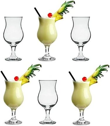 Набір склянок для коктейлів Topkapi Pina Colada 380 мл, 6 шт. — лонгдрінк, барні, для вечірок