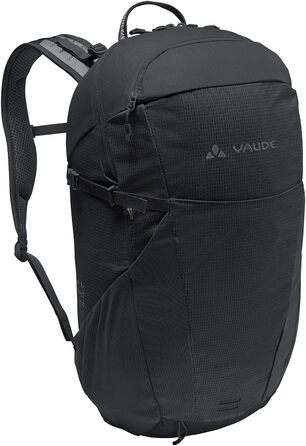 Рюкзак VAUDE Neyland Zip 20, 20 л, туристичний, чорний, зручна блискавка, універсальний розмір