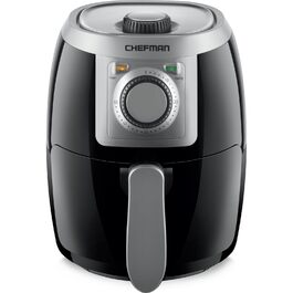 Фритюрниця Chefman 2L: компактна, чорна, з антипригарним кошиком та цифровим таймером