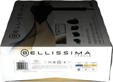 Фен Bellissima Creativity 4 You професійний, з іонізацією, 1800 Вт, 4 насадки, дифузор, розумний контроль температури, 2 швидкості, 3 режими нагріву, б'юті-сумка