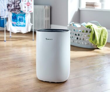 Поглинач вологи Meaco Ultra Leiser 10L – Електричний осушувач повітря MeacoDry ABC для дому, чорний