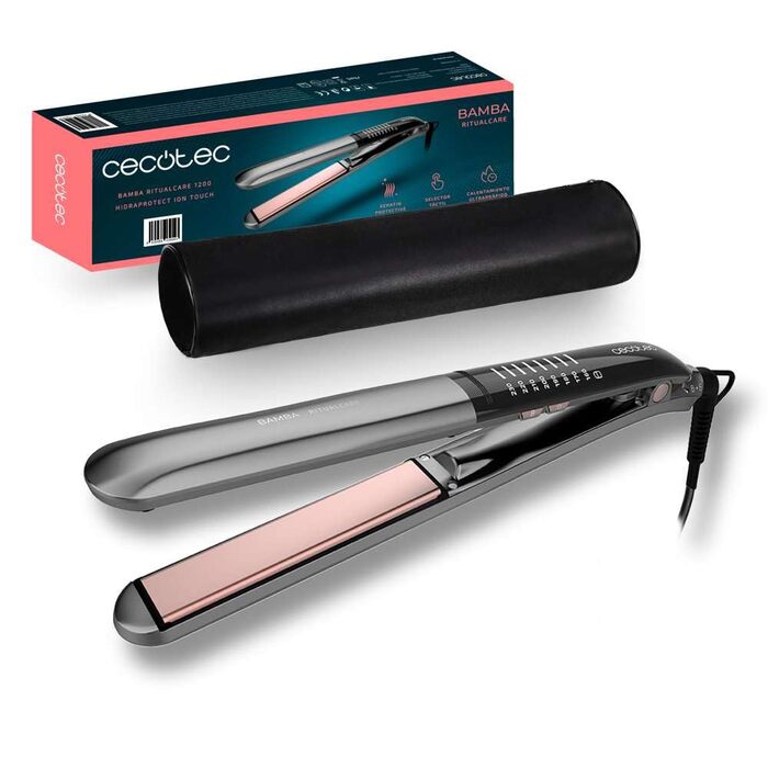 Випрямляч для волосся Cecotec RitualCare 1200 Titanium Ion Touch з іонізацією та кератиновим покриттям