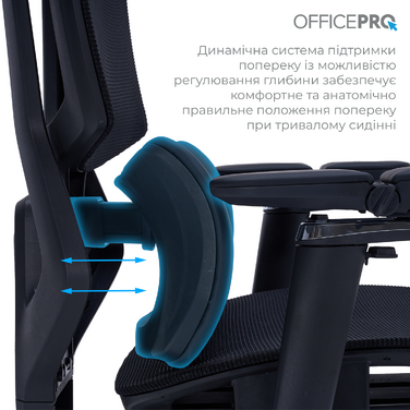 Крісло офісне OfficePro Unity OC710B Black