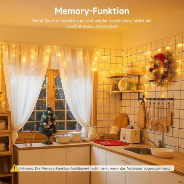 Світлодіодна гірлянда-сосульки WOWDSGN 17м (515 LED), водонепроникна IP44 для вулиці та дому, 8 режимів роботи з таймером, святкова ілюмінація для даху та тераси