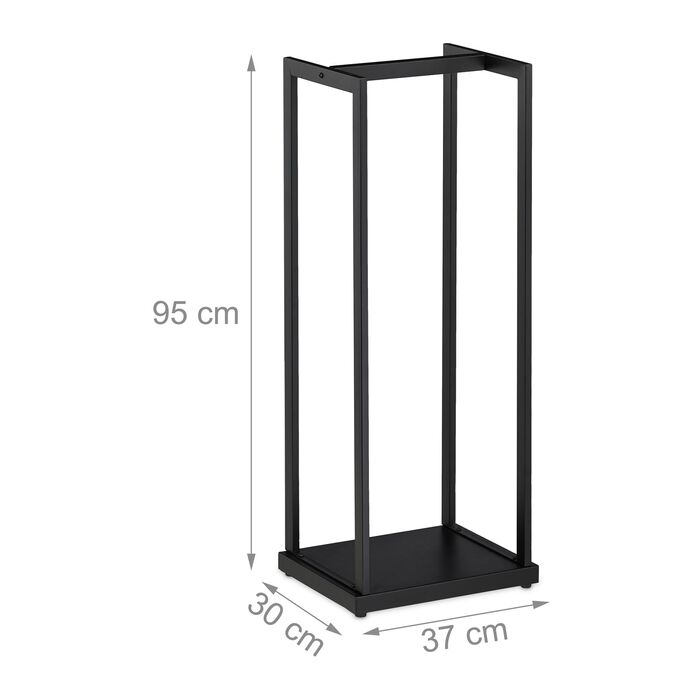 Стійка для дров Relaxdays з металу
